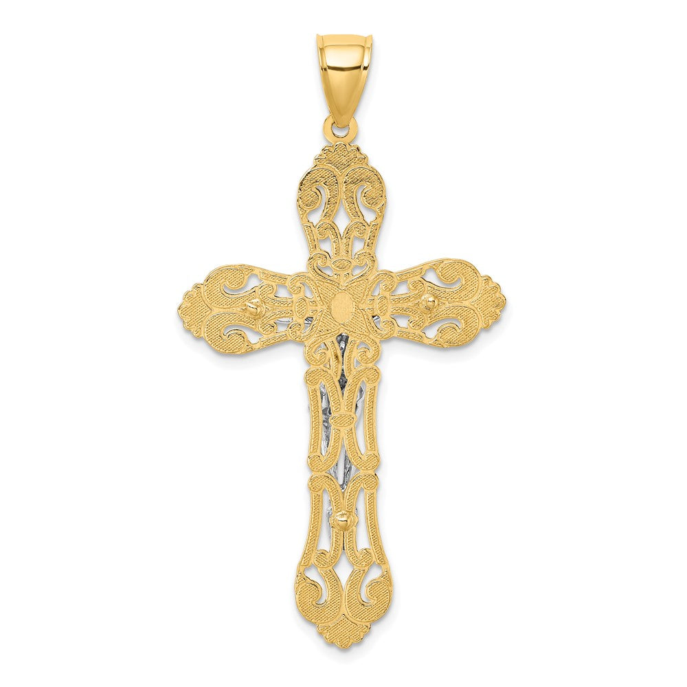 Gold Polished Crucifix Pendants