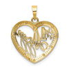 Gold Polished Mom Pendants