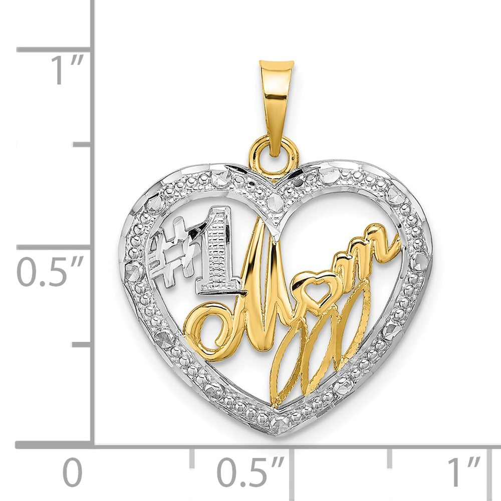 Gold Polished Mom Pendants