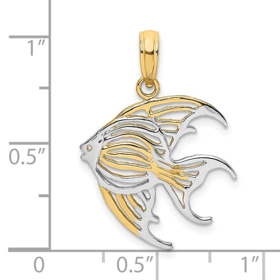 Gold Polished Fish Pendants