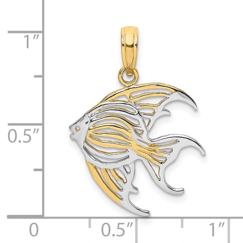 Gold Polished Fish Pendants