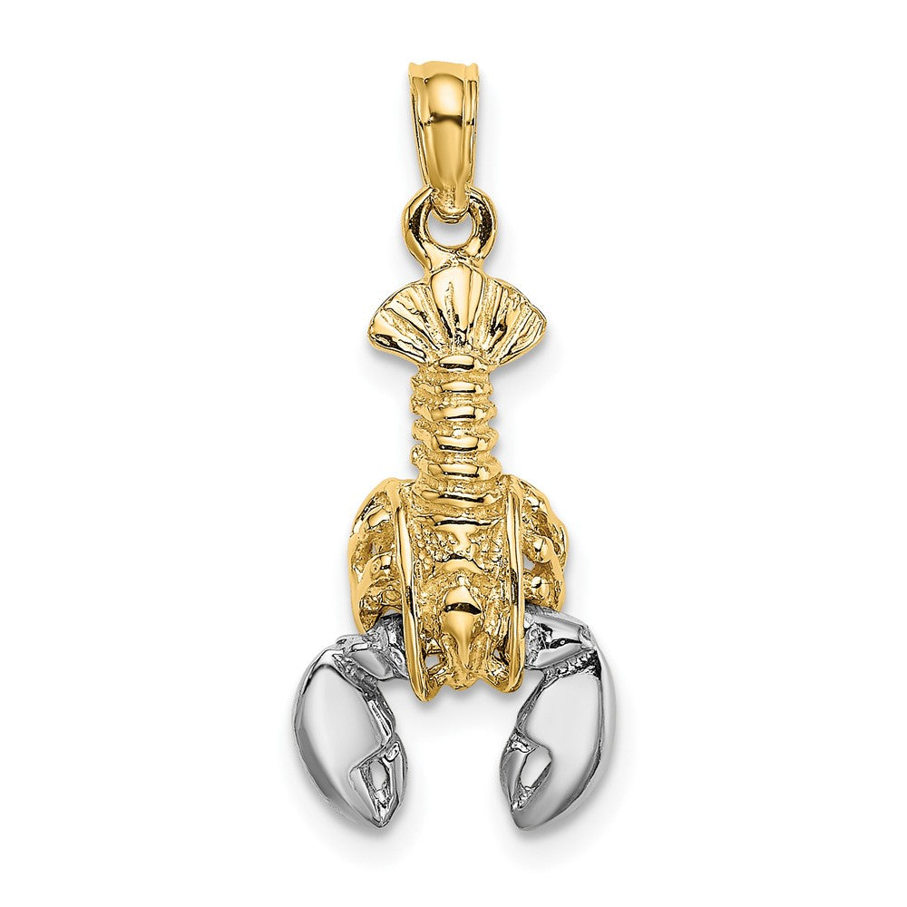 Gold Polished Lobster Pendants