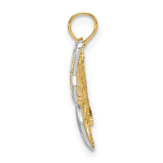 Gold Polished Butterfly Pendants