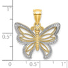Gold Polished Butterfly Pendants