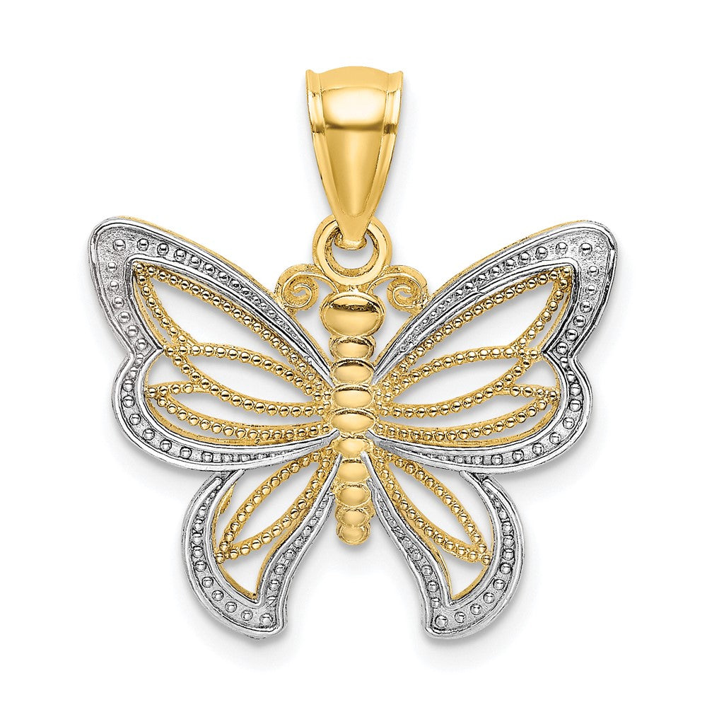 Gold Polished Butterfly Pendants