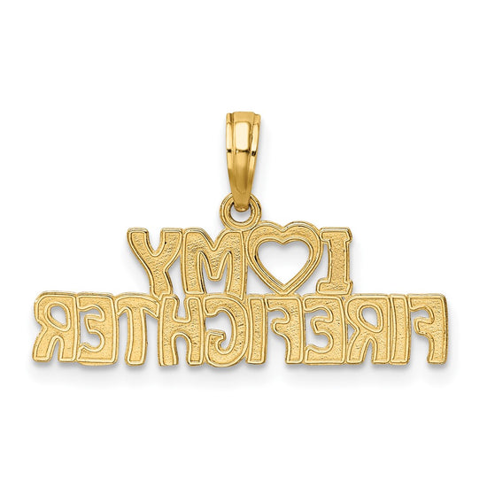 Gold Polished First Responder Pendants