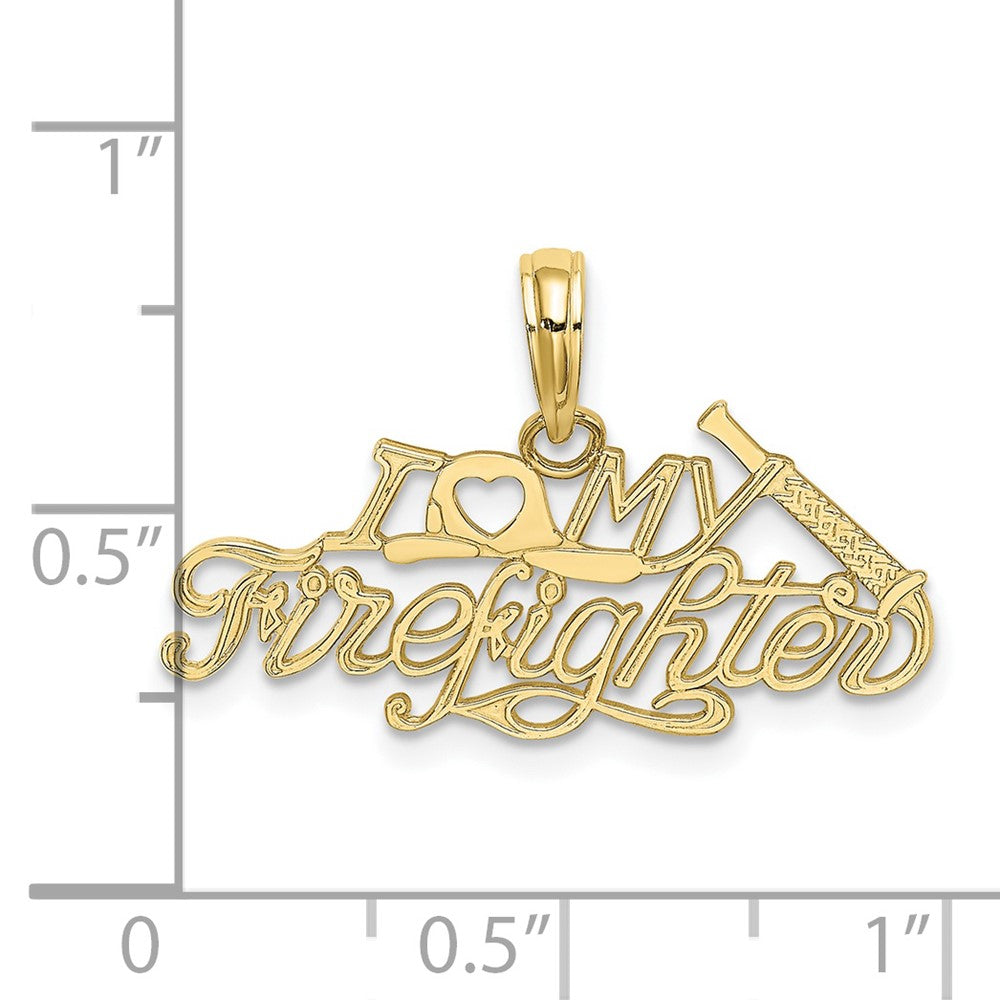Gold Polished First Responder Pendants