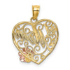 Gold Polished Mom Pendants