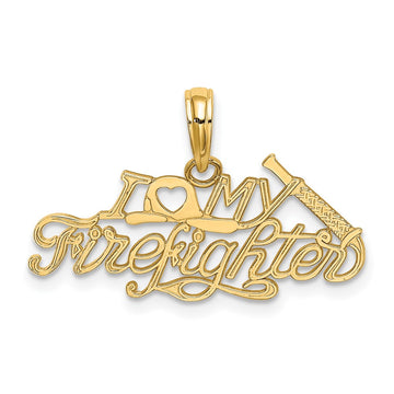 10k I LOVE MY FIREFIGHTER Charm
