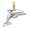 Gold Polished Dolphin Pendants