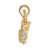 Gold Polished Cat Pendants