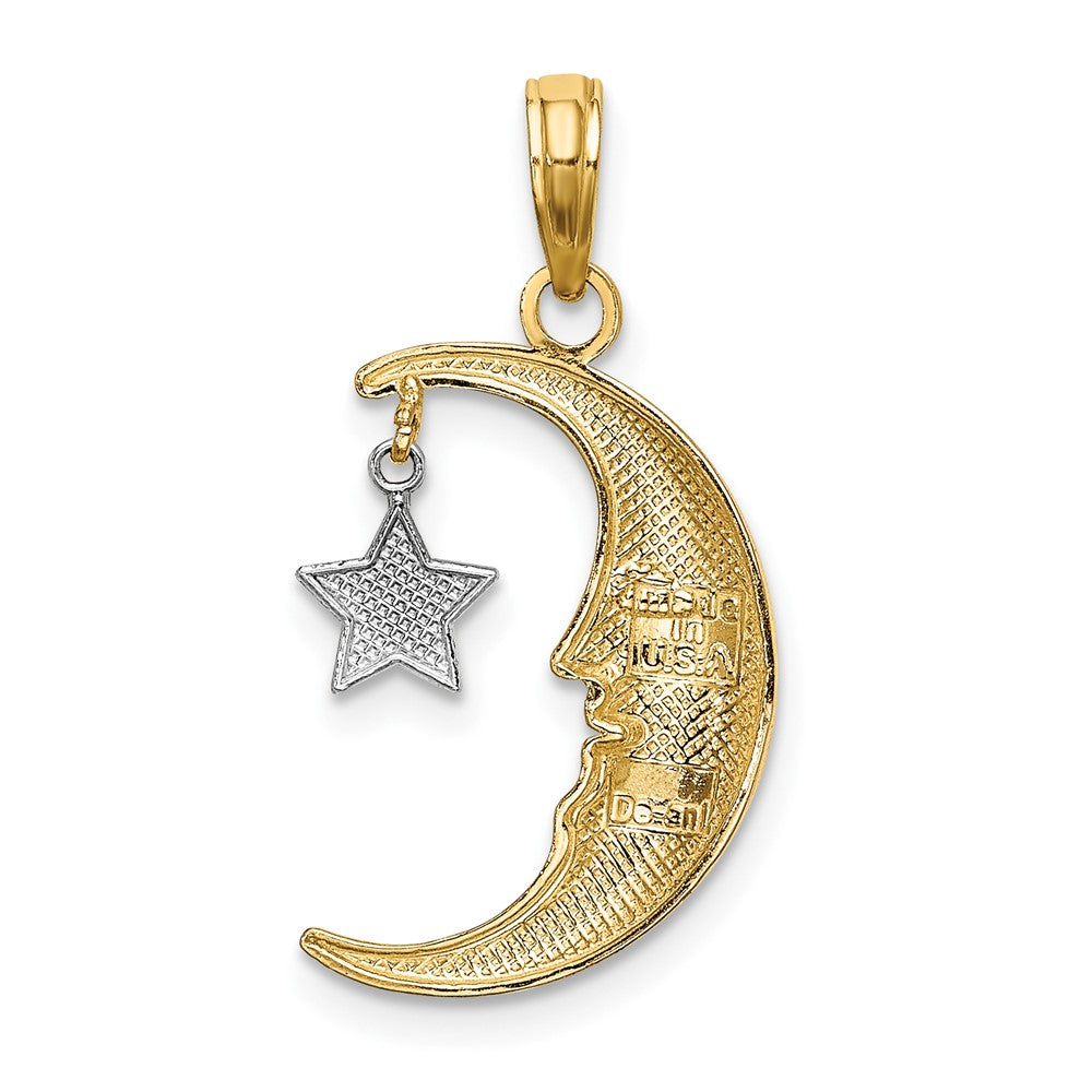 Gold Polished Celestial Pendants