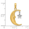 Gold Polished Celestial Pendants