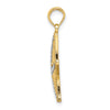 Gold Polished Starfish Pendants