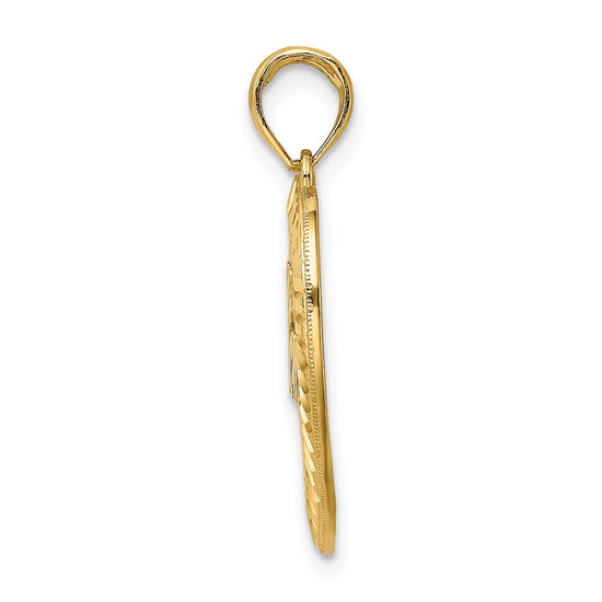 Gold Polished Mom Pendants
