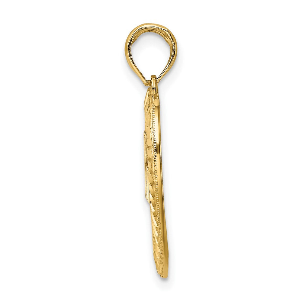 Gold Polished Mom Pendants