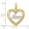 Gold Polished Mom Pendants
