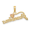Gold Polished Grandmother Pendants