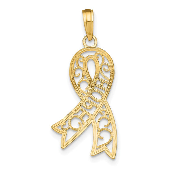 Gold Polished Awareness Pendants
