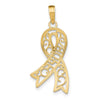 Gold Polished Awareness Pendants