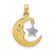 Gold Polished Celestial Pendants