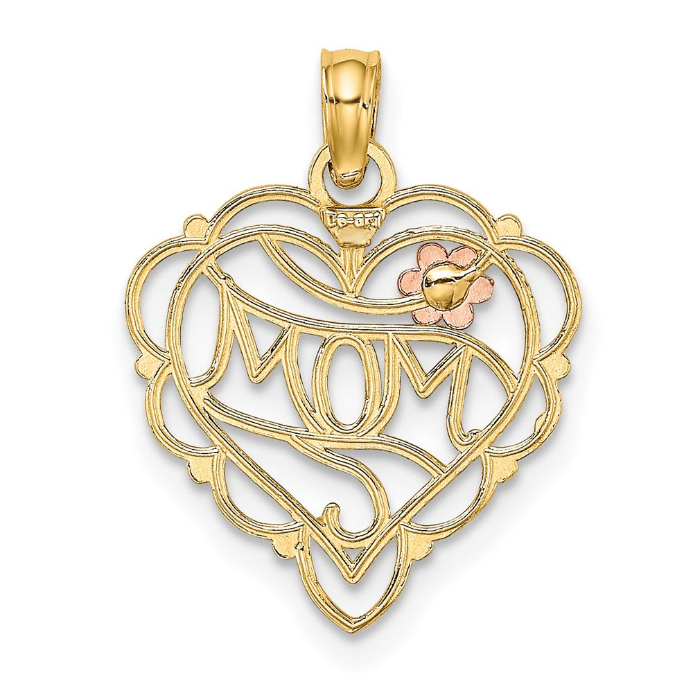 Gold Polished Mom Pendants