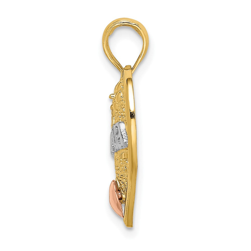 Gold Polished Grandmother Pendants