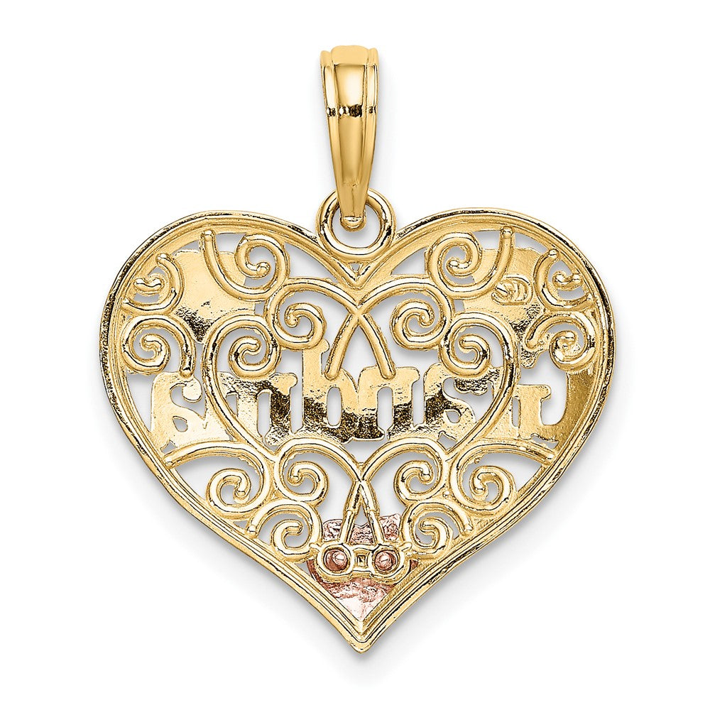 Gold Polished Grandmother Pendants