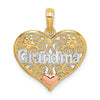 Gold Polished Grandmother Pendants