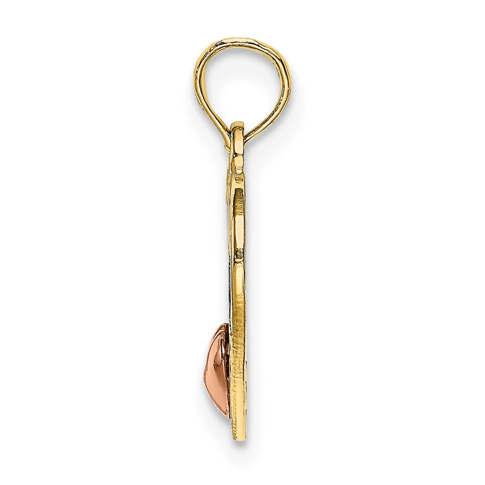Gold Polished Mom Pendants