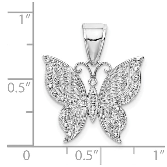 Gold Polished Butterfly Pendants