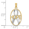 Gold Polished Awareness Pendants