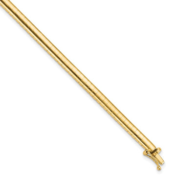 Gold Polished Omega Necklaces