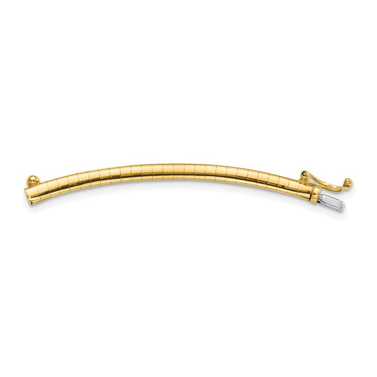 Gold Polished Omega Necklaces