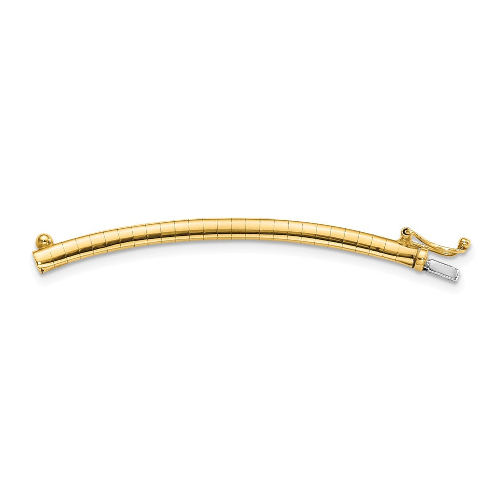 Gold Polished Omega Necklaces