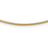 Gold Polished Omega Necklaces