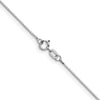 10K White Gold .7mm Box Chain