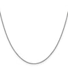 10k White Gold .9mm Box Chain
