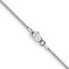 10k White Gold .9mm Box Chain