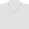 10k White Gold .9mm Box Chain