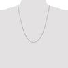 10k White Gold .9mm Box Chain