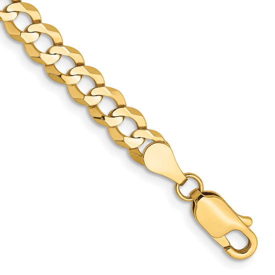 Gold (10K & 14K) Lightweight Flat Cuban Chain