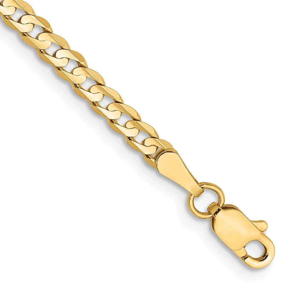 Gold (10K & 14K) Open Concave Curb Chain