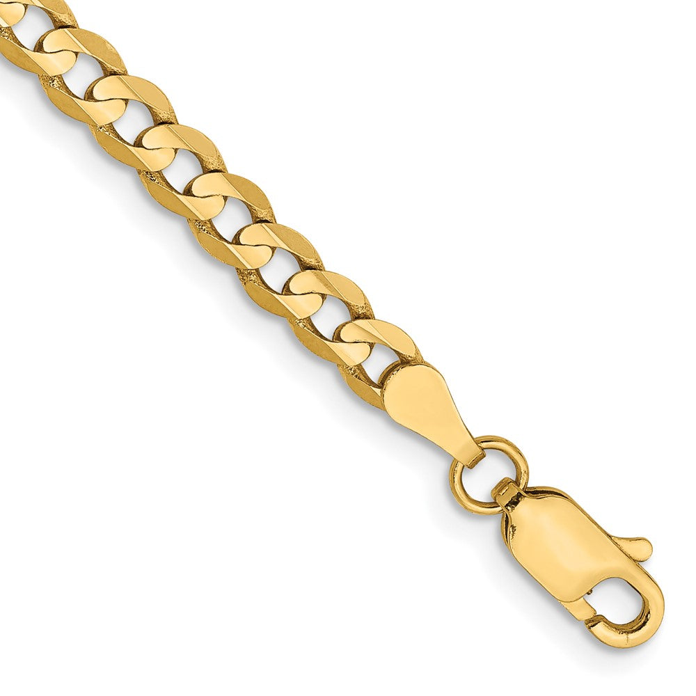 Gold (10K & 14K) Open Concave Curb Chain