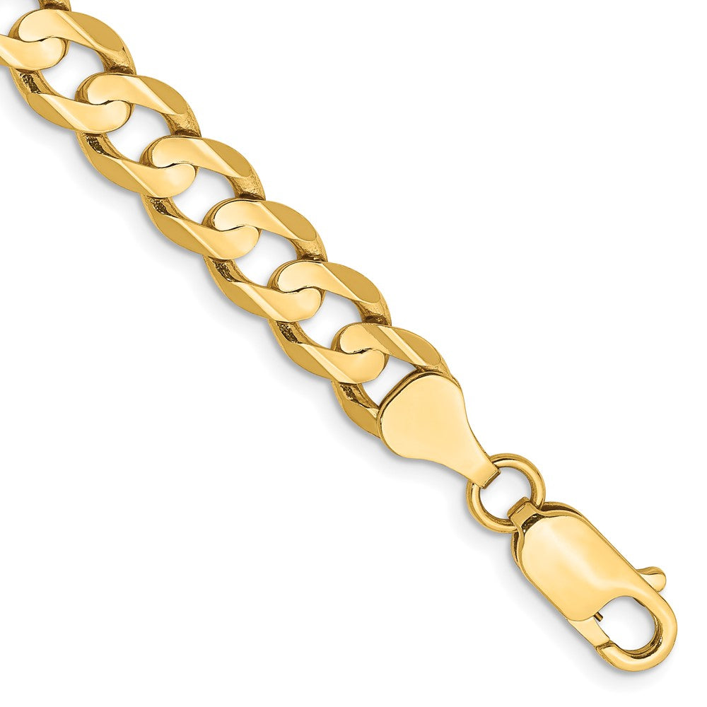 Gold (10K & 14K) Open Concave Curb Chain
