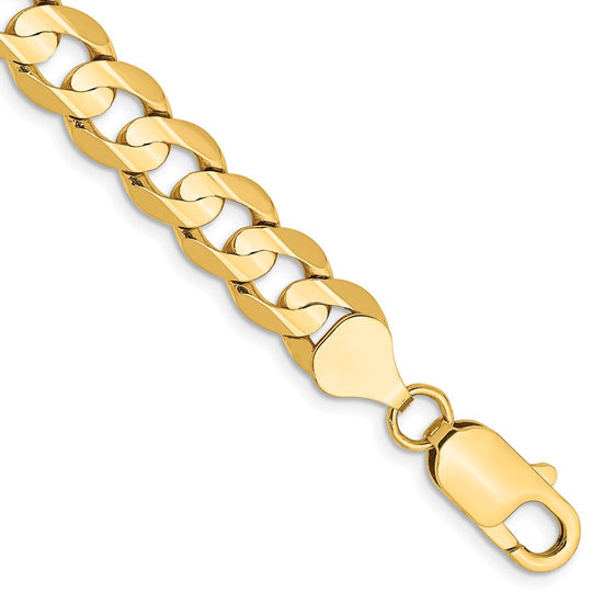 Gold (10K & 14K) Open Concave Curb Chain
