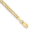Gold (10K & 14K) Concave Open Figaro Chain