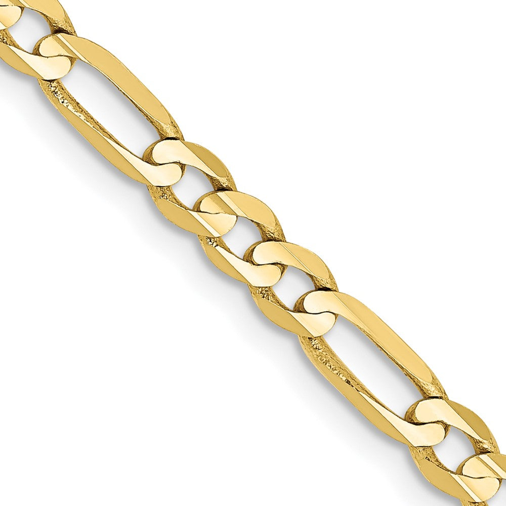 Gold (10K & 14K) Concave Open Figaro Chain