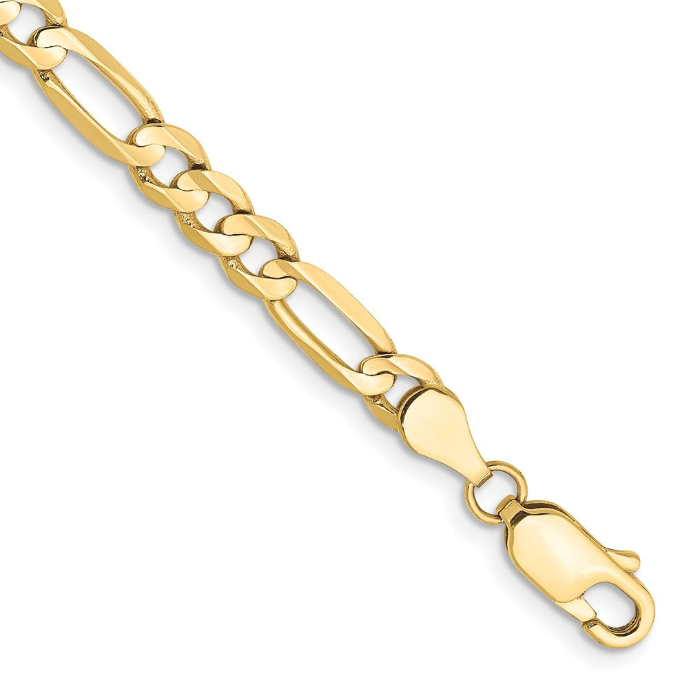 Gold (10K & 14K) Concave Open Figaro Chain