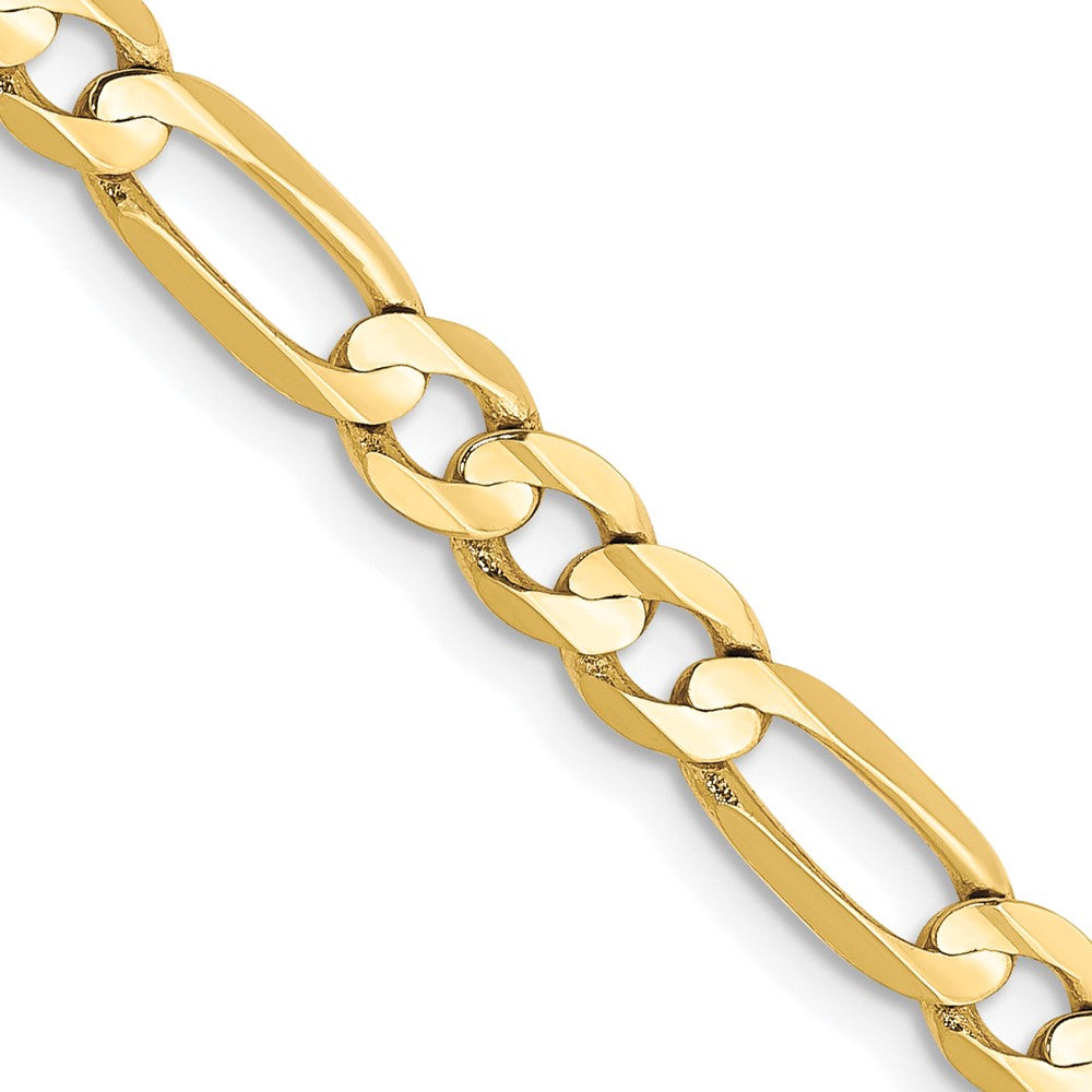 Gold (10K & 14K) Concave Open Figaro Chain